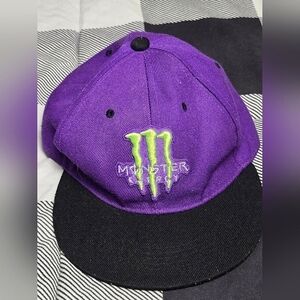 Men's Monster Energy Drink Fitted Baseball Hat, One Size